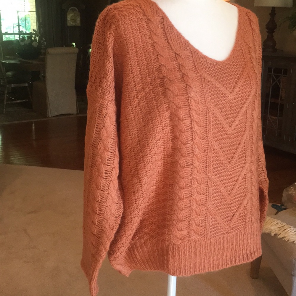 Blue B Cozy Pumpkin Spice Sweater, Chunky Knit ❤️ - Picture 4 of 10